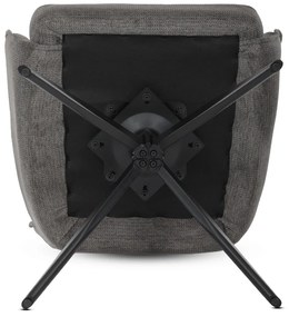 Étkezőszék-készlet visszahúzható mechanizmussalDCH-P3170 GREY2, 2 db