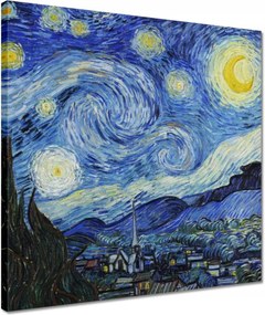 Vászonkép 40x40 Van Gogh Csillagos éj