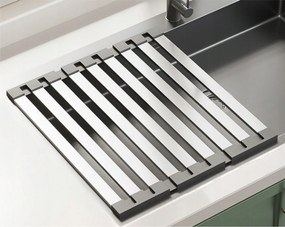 Csepegtető Edényszárító rozsdamentes acél 35cm x33cm