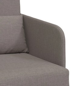 Földi kanapéágy 2 az 1-ben Taupe 65x80x83 cm Szövet