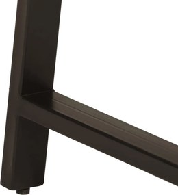 vidaXL tömör mangófa és vas íróasztal fiókokkal 105 x 55 x 70 cm