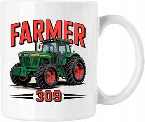 Bögre Farmer traktor 309 Prl 2 Fehér 330ml