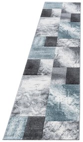 Kék-szürke futószőnyeg 80x300 cm Hawaii – Ayyildiz Carpets