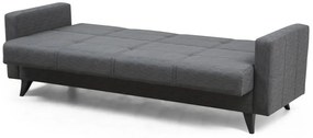 Polya 3 Dark Grey kihúzható kanapé