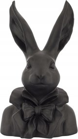 Húsvéti Nyuszi 34 CM Nagy Fekete Nyuszi Húsvéti Figura Fej Ajándék