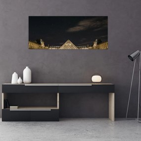 Kép - Louvre éjjel (120x50 cm)