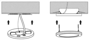 Ecolite WPCB2-24W/HF/BI - LED Panel érzékelővel LEXA LED/12/18/24W/230V