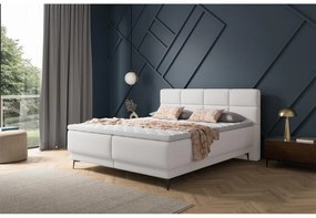 Kontinentális franciaágy 160 cm Riviera 160 (ágyráccsal és matraccal) (tárolóhellyel) (szürke + fekete) . 1099644