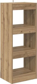 vidaXL Könyvespolc kézműves tölgy 40 x 30 x 103 cm Faanyag