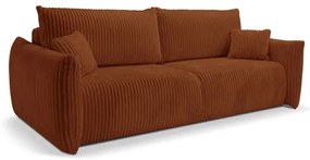 FRIDA kihúzható kétszemélyes kanapé barna