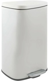 Spirella Soft-close Akira pedálos hulladékgyűjtő 30 l, matt fehér, 30 l