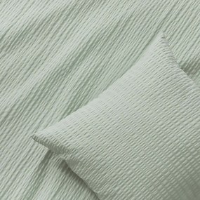 Goldea krepp párnahuzat - zsálya színű 40 x 40 cm