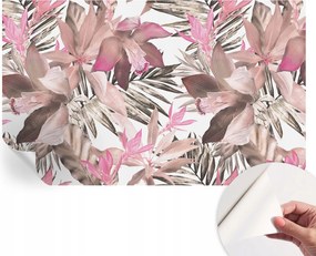 Design fali fotótapéta öntapadós Egzotikus virágok 416x254 cm