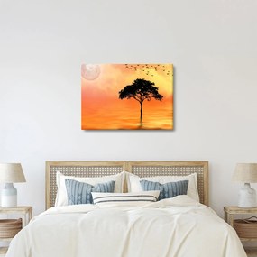 Kép egy fáról naplementekor (70x50 cm)
