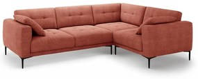 Téglavörös sarokkanapé (jobb oldali-L alakú) Bemy – Micadoni