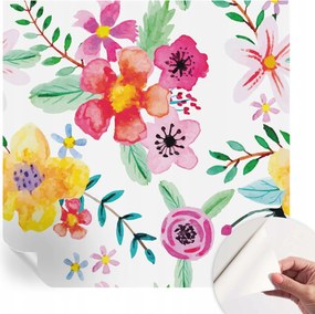 Dekoratív öntapadós fotótapéta irodába Virágos frissesség 250x250 cm