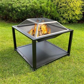 Avenberg ARIZONA Multifunkciós tűzrakóhely + grill elektromos tűvel