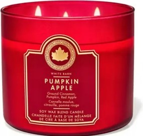 Bath &amp; Body Works szója Pumpkin gyertya Apple 3 kanócos