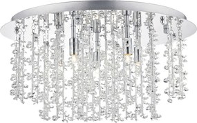 DAR LIGHTING SES5350 SESTINA Kristály Mennyezeti Lámpa Csiszolt Króm G9 IP20