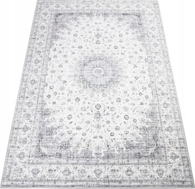 Vintage Szőnyeg Szürke Puha Klasszikus Minta 140X200