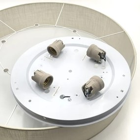 Brilagi - SIRIJA LED mennyezeti lámpa 4xE27/15W/230V, átm. 60 cm, krémszínű