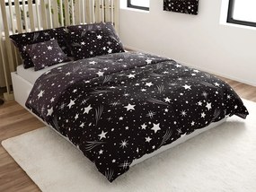 Mikroszálas ágyneműhuzat NIGHT SKY fekete-szürke Ágyneműhuzat mérete: 70 x 90 cm | 140 x 200 cm