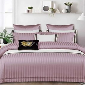 Szatén ágynemű KRELA PINK 3 részes 140x200 cm