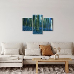Kép - Kék erdő (90x60 cm)