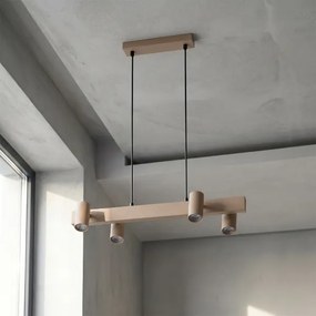 Brilagi - Kábeles csillár SELE 4xGU10/30W/230V bézs