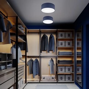 Mennyezeti lámpa SIRJA PASTEL 1xE27/60W/230V átm. 35 cm sötét kék