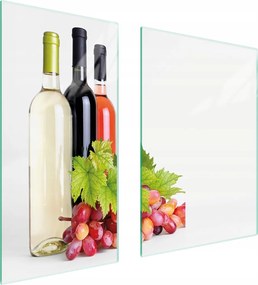 Üveg Védőlap Deszka 75x52 Bor Edzett Üveg