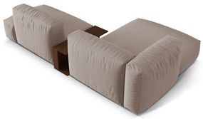 Bézs moduláris sarokkanapé (bal oldali) Martina – Micadoni Home