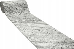 Futószőnyeg Szőnyeg 100cm széles Szürke Márvány Mintás Aqua Méret