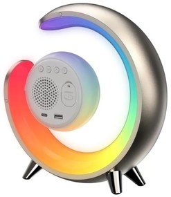 Immax 08981L - RGBW LED asztali lámpa ébresztővel, 20W, USB, dimmelhető