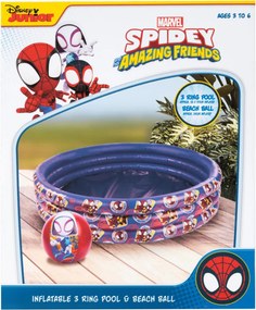 Pókember Spidey Friends 3 gyűrűs gyerek medence és strandlabda szett