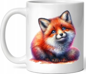 Őszi Bögre 330ml Kávé Ajándék Őszi Róka Csomagolás