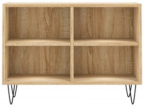 sonoma tölgy színű szerelt fa TV-szekrény 69,5x30x50 cm