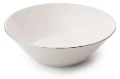 18 darabos étkészlet fehér/ezüst/porcelán