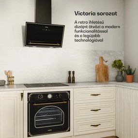 Klarstein Victoria 4 Flex, indukciós főzőlap, beépített, 7000 W, Flexzone, időzítő