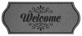 Lábtörlő Welcome szürke