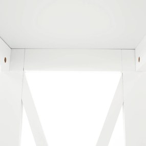 Konzolasztal, fehér, APOLOS