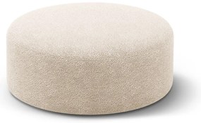 Bézs buklé puff Dia – Micadoni