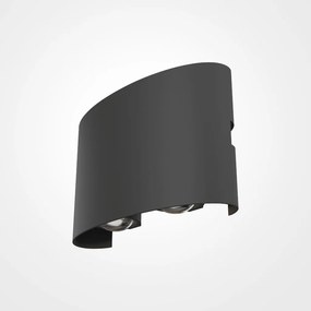 MAYTONI O417WL-L4GR3K STRATO Modern Kültéri Fali Lámpa Szürke LED IP54