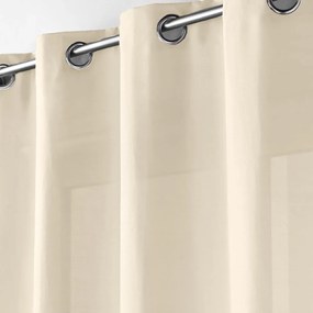 Bézs mikroszálas függöny 140x280 cm Absolu – douceur d'intérieur
