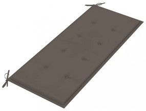 tömör tíkfa Batavia pad tópszínű párnával 120 cm