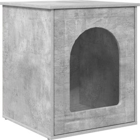 vidaXL Macska Ház Beton 53 x 52 x 62 cm Faanyag