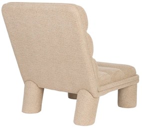 Bézs buklé fotel Fern – Dutchbone