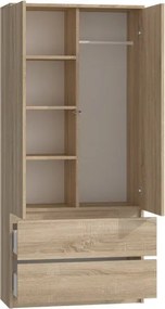 SS-90 gardróbszekrény, sonoma