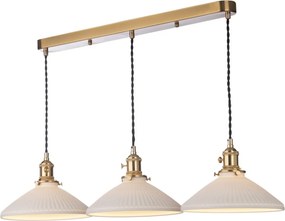 Dar Lighting Hadano HAD3640-10 Függőlámpa 3x40w/e14 ip20
