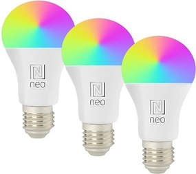 Immax NEO 07794CDO-SADA — 3 darabos RGB+CCT dimmelhető LED izzó szett E27/14W/230V, Wi‑Fi + távirányító